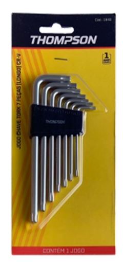 JOGO CHAVE TORX 7 PECAS (CURTO) CR-V  THOMPSON