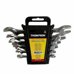 JOGO CHAVE FIXA (BOCA) 06 PCS (6MM A 17MM)  THOMPSON