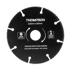 DISCO DE CORTE PARA MADEIRA 110MM  THOMPSON