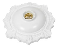 PLAFONIER DECORATIVO E-27 BRANCO ANNLUX