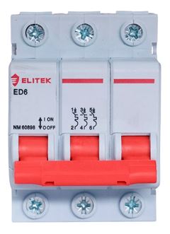 MINI DISJ ED33 40A 3P CURVA C 3KA ELITEK