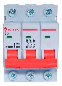 MINI DISJ ED33 50A 3P CURVA C 3KA ELITEK