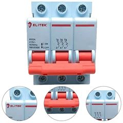 MINI DISJ ED103 80A 3P CURVA C 10KA ELITEK