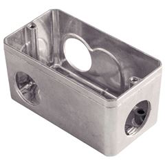 TRAMCONDULETE MULTIPLO EM ALUMINIO FLEXOR TIPO L 3/4 SEM TAMPA