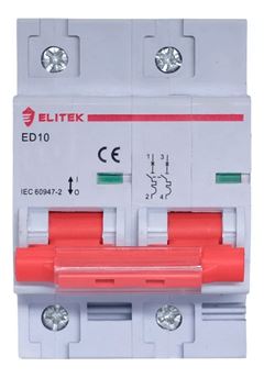 MINI DISJ ED102 80A 2P CURVA C 10KA ELITEK
